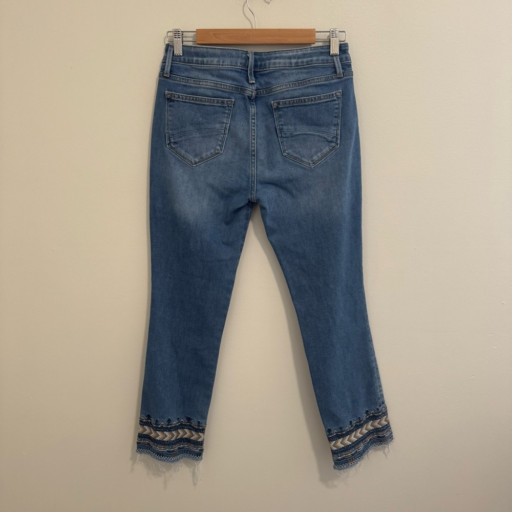 Driftwood Colette Embroidered Hem Jeans - Picture 4 of 8